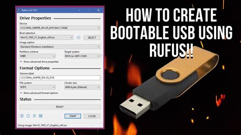 How To Create Bootable Usb Using Rufus Youtube
