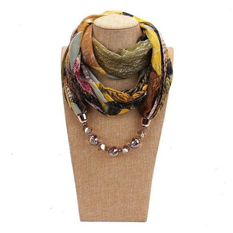 This Scarf Necklace Is Part Of Our Brand New Scarf Jewelry Collection