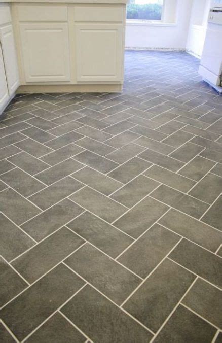 18 Ideas Kitchen Tile Floor Transition Herringbone Pattern