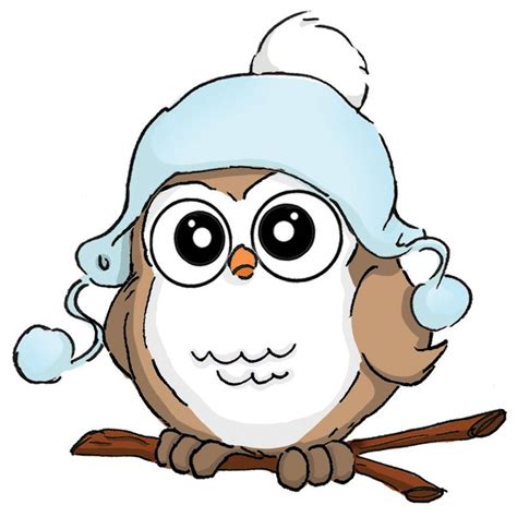 Art Impressions Hoot! Cling Rubber Stamp 2"X3"-Beanie Whoot | Lustige