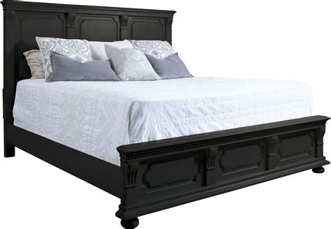 Santorini 5 pc sectional dining set. Rivington Hall Antique Black King Panel Bed from Avalon ...