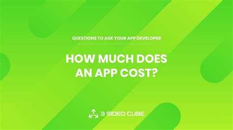 Learn more about the approximate costs of building an app based on the figures for popular mobile apps. How Much Does An App Cost? | Questions to ask your app ...