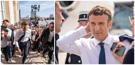 French President Emmanuel Macron Bares Some Chest Star Observer