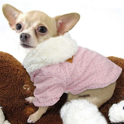Dog Clothes Winter Warm Fleece Padded Coat Jacket Hoodie For Pet Puppy