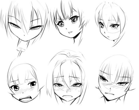 Faces By Forgotten Wings On Deviantart Face Drawing Anime Faces