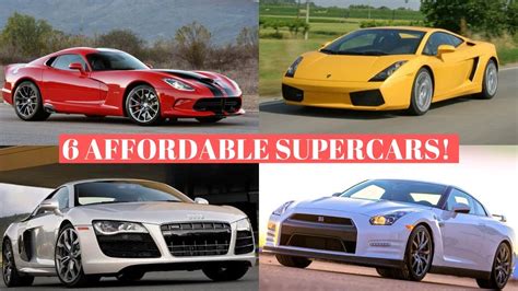 6 Affordable Supercars Under 100k Youtube