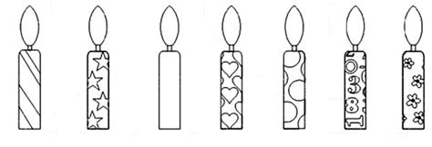 Candle cake paw patrol coloring pages candle drawing coloring pages happy birthday coloring pages paper flower template candles birthday candles candle printable. Birthday Candle Coloring Pages - NetArt