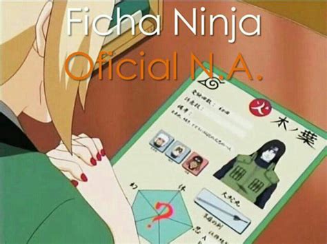 Ficha Ninja Wiki Naruto Amino Amino