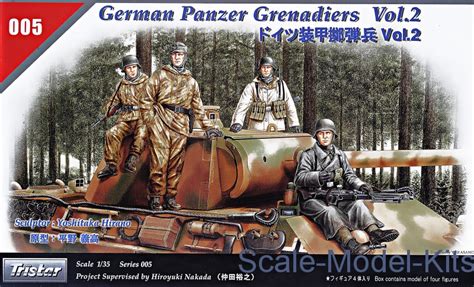 Tristar German Panzer Grenadiers Vol2 Plastic Scale Model Kit In 1