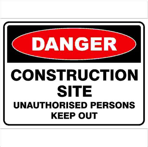 Mandatory signs, construction health and safety sign used in industrial applications.vector illustration. CONSTRUCTION SITE UNAUTHORISED PERSONS KEEP OUT | Discount ...