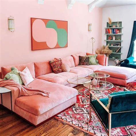 Pretty In Pink Soft Velvets Pink Living Room Living Room Inspo Living Room Decor