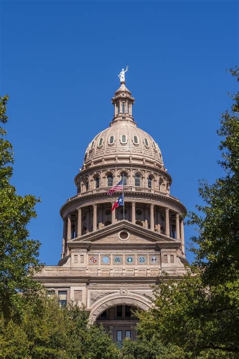 The Texas State Capitol Building In The City Of Austin Texas Stock