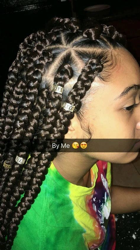 Box braids and a fishtail braid all wrapped up together, it's gorgeous. Pinterest | @ Haleyyxoo† (With images) | Box braids ...