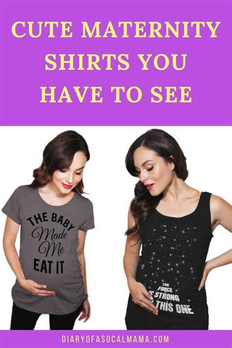 Amazingly Cute Maternity Shirts For Your Pregnancy Diary Of A So Cal Mama