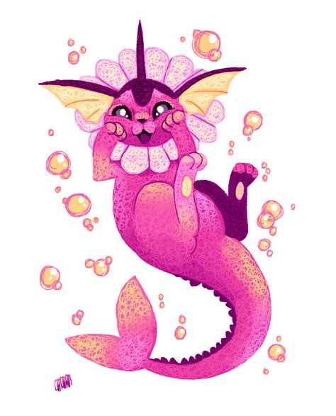 morgan arts “ shiny vaporeon you probably didn t know you needed this in your life i m here