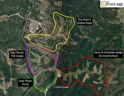 The coore & crenshaw golf course is adjacent to russell forest on a site naturally conducive to golf along the lake martin shoreline and is the defining element in the heritage master plan. A golf mecca is taking shape in Missouri — The Fried Egg