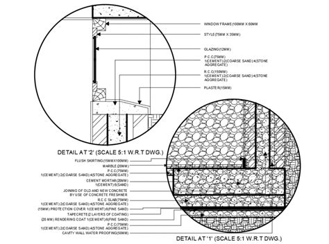 Wall Construction Prefabrication Insulation Cad Drawing Details Dwg