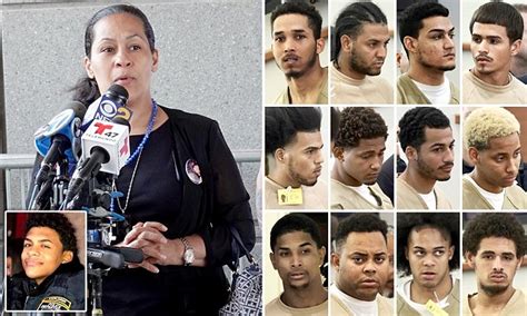 lesandro guzman feliz s mom screams at his alleged killers in court daily mail online