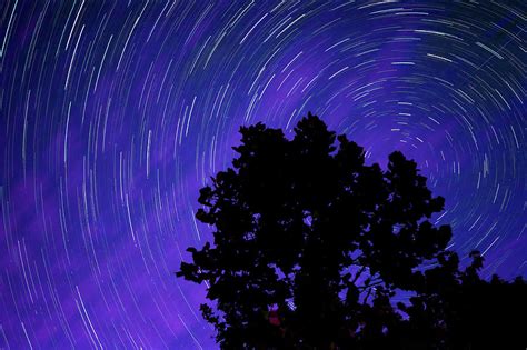 Ohio Night Sky Star Trails Photograph By Gregory Ballos
