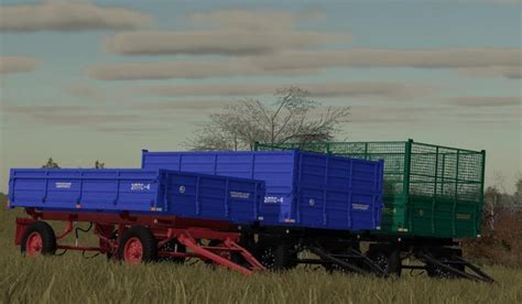 Fs19 2pts 4 And 2pts 45m3 V 1000 Trailers Mod Für Farming Simulator 19