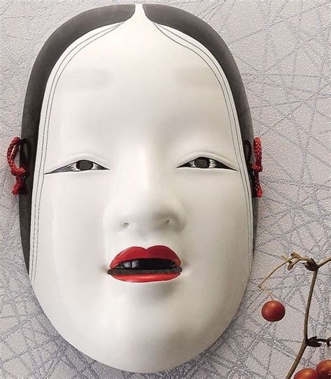 Japanese Traditional Noh Mask Ceramic Kabuki Hand Made