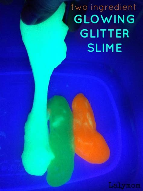 How To Make Slime That Glows With 2 Ingredients Kid Science