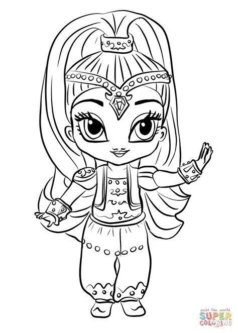 Download Shine coloring page | Free Printable Coloring Pages