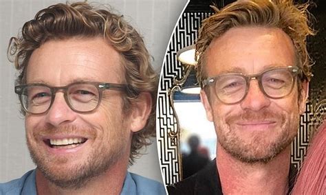 The Mentalist Star Simon Baker Shows Off New Look Daily Mail Online