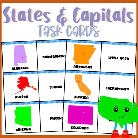 States And Capitals Flashcards Made By Teachers