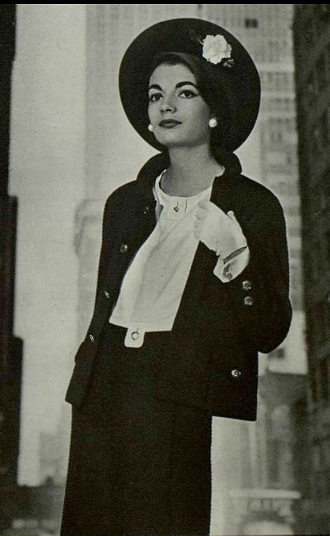 1957 Chanel Suit Belle Epoque Coco Fashion Vintage Suits Mode
