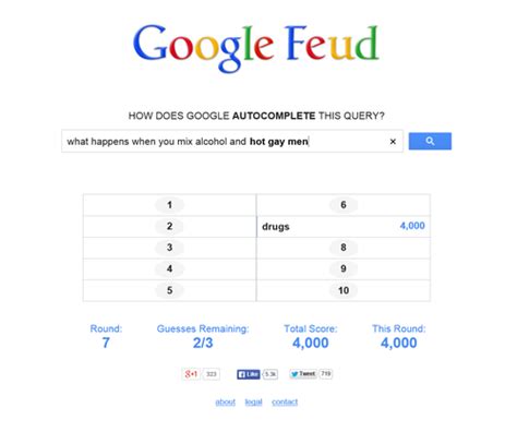 The player needs to the idea behind google feud is both simple and ingenious. Google Feud | ZD Forums - Zelda Dungeon Forums