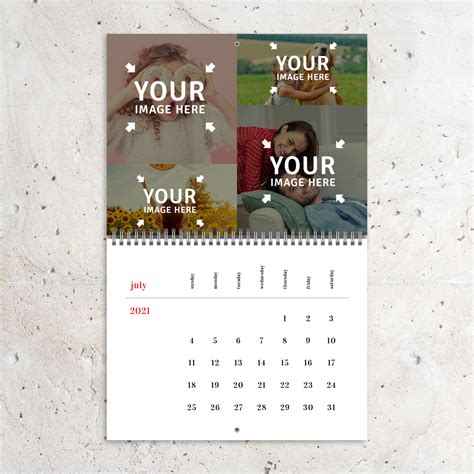 Custom Minimalist Photo Calendar Get Wall Calendar With Unique Design