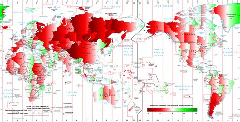 World Clock Map Time Zones