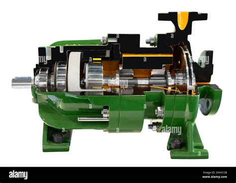 Centrifugal Compressor For Oil And Gas Industry Cross Section Present