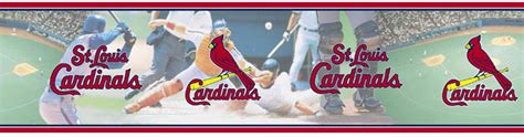 Louis cardinals designs and purchase them as wall art, home decor, phone cases, tote bags, and more! MLB ~St. Louis Cardinals Wall Border Sale 14.95 w/ Free ...
