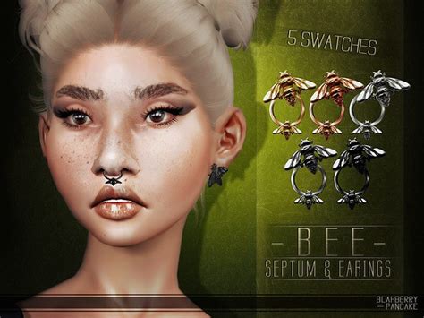 Bee Earrings And Septum By Blahberry Pancake Фотография из альбома