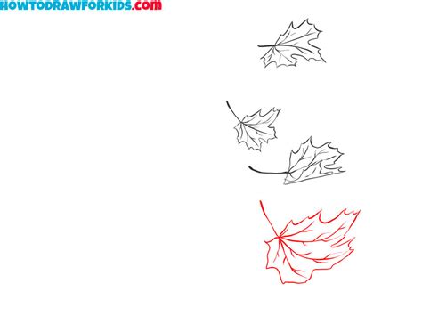 How To Draw Falling Leaves Easy Drawing Tutorial For Kids