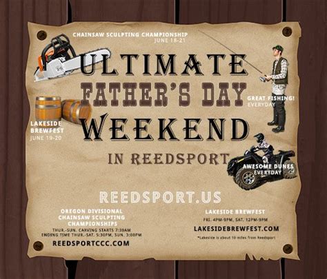 Ultimate Fathers Day Weekend Reedsport Oregon