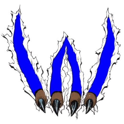 Blue Panther Claw Clipart Best