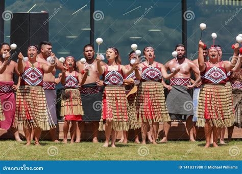 Poi Dance By Maori Women New Zealand Editorial Stock Photo Image Of