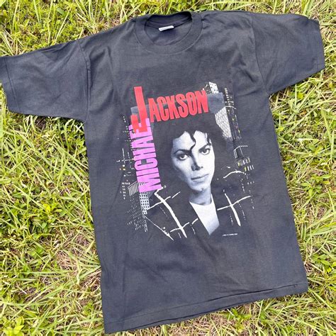 Vintage Vintage Michael Jackson Bad Tour Concert Tee Shirt Grailed