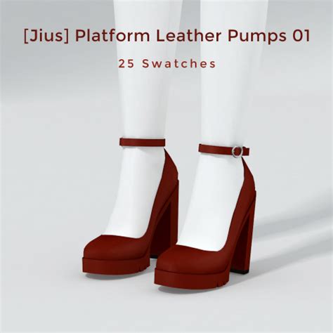 Jius Party Collection Part 2 Jius Platform Leather