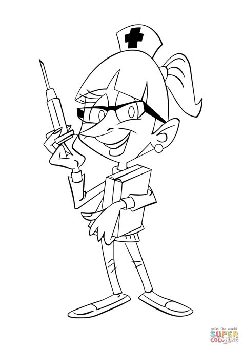 Nursing world says that the public has rated nursing as the most honest and ethical profession for the. Nurse Holding Needle coloring page | Free Printable ...