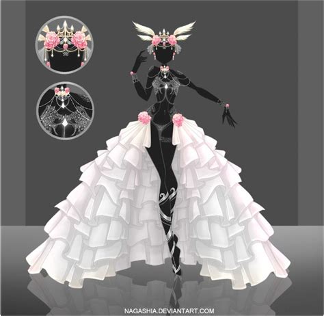 Commission For Silverangel907 Fashion Design Drawings Anime Outfits Anime Dress