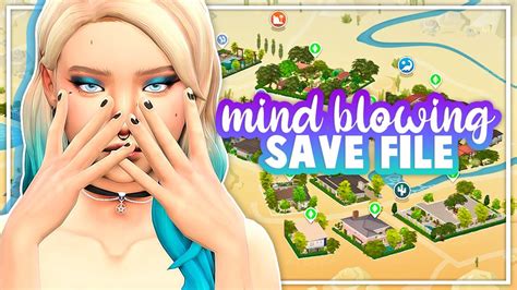This Custom Sims 4 Save File Is Mind Blowing😍 Youtube