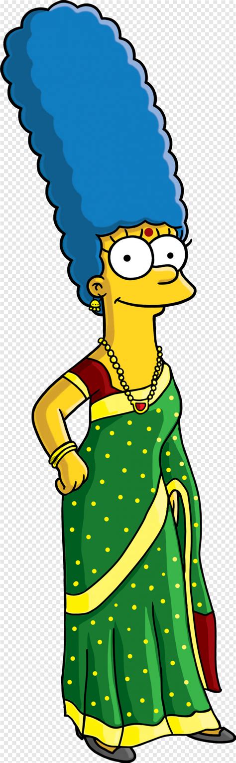 Marge Simpson In Saree Png Download Lisa Maggie Lisa Simpsons
