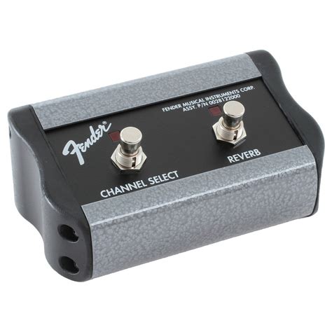 Fender Pedal De 2 Botones Channelreverb Seminuevo Gear4music