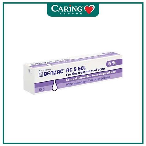 Benzac Ac 5 Gel 15g Caring Pharmacy Official Online Store