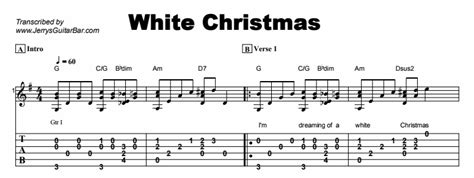 To remove this song please click here. Christmas Songs - White Christmas - Guitar Lesson, Tab & Chords | JGB