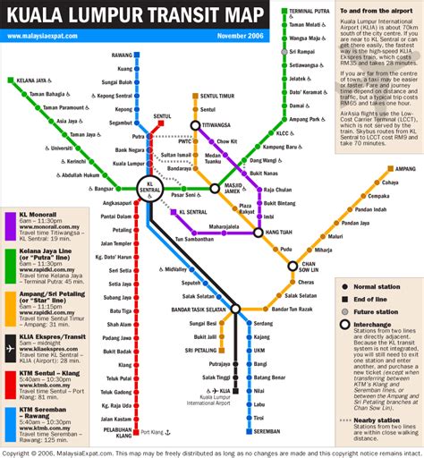 Restaurants, hotels, bars, coffee, banks. Kuala Lumpur Transit Map - Kuala Lumpur Malaysia • mappery